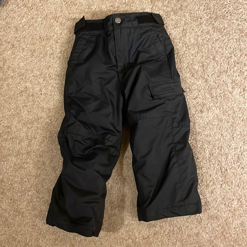 Kids Columbia 3T snow pants black
